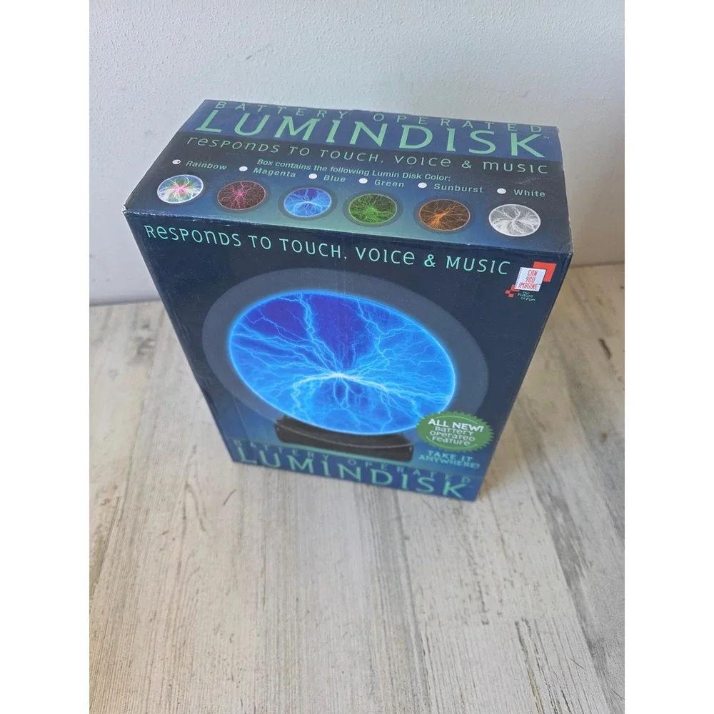New battery operated light up lumindisk plasma rainbow light up can you imagine
